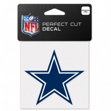 Dallas Cowboys Perfect Cut Color Decal 4" X 4"